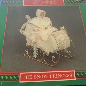 The Snow Princess Figurine with Sleigh